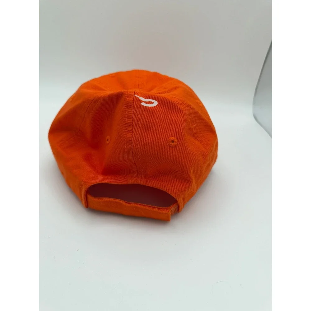 Virginia Tech Hokies Hat Captivating Headwear Orange Adjustable‎ Cap VT Logo NEW